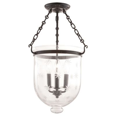 Hampton Semi-Flushmount by Hudson Valley Lighting - Starlight Lighting USA and Canada